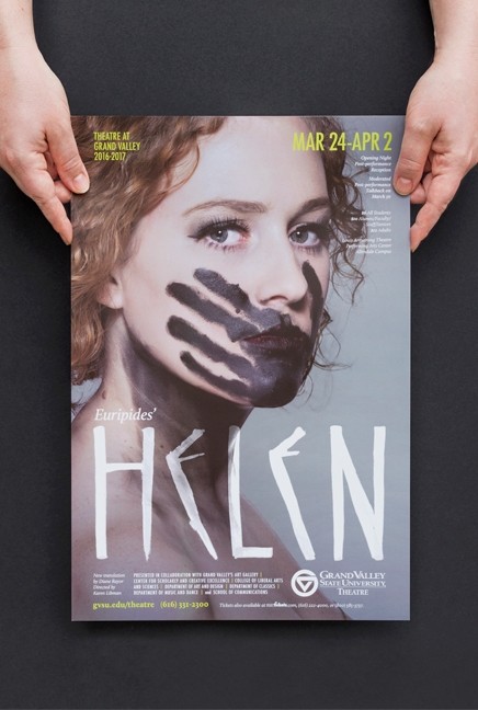 Helen theatre production poster